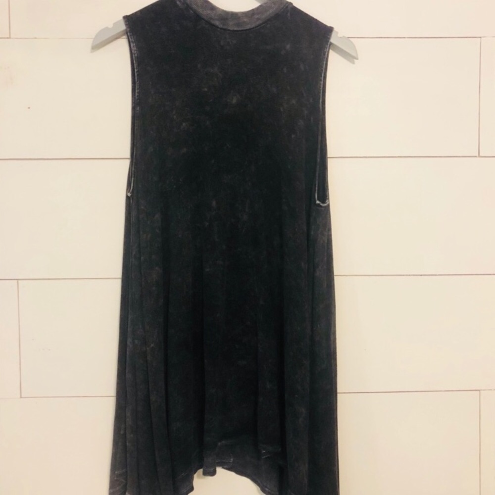 Acid wash tunic